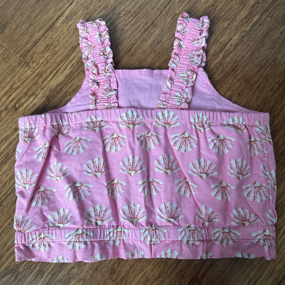 Crewcuts Sleeveless Top with Seashell Pattern - Picture 2 of 3